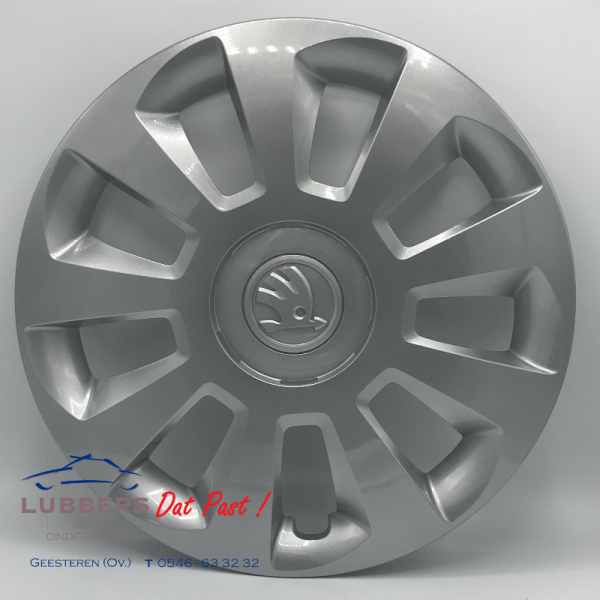 Wieldop Skoda 14 inch 1ST071454C - 1ST601147B 1ZX - Indus - Aries (origineel set)
