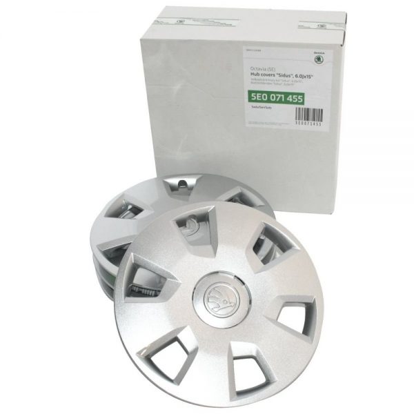 Wieldop Skoda 15 inch 5JA601147  Z31 - SIDUS (Origineel set) - Afbeelding 2