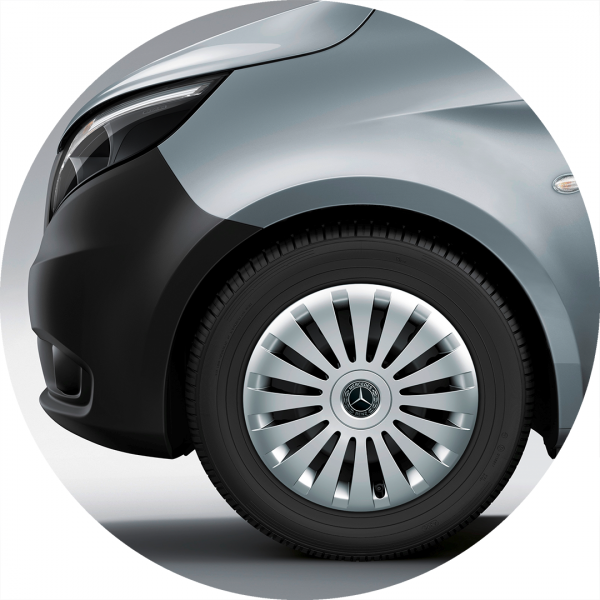 Wieldop 17 inch Mercedes Vito 4474001000 9705 - 4474012100 9705 (Origineel set) - Afbeelding 6