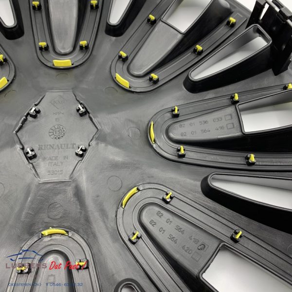 Wieldoppen set 15 inch Quartz Renault 8201564418 - 8201536033 - 8201564420 - 8201564416 (Origineel) (set) - Afbeelding 4